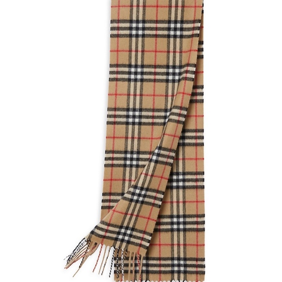 Brand New Burberry Scarf with tags and Saks receipt - Picture 1 of 3